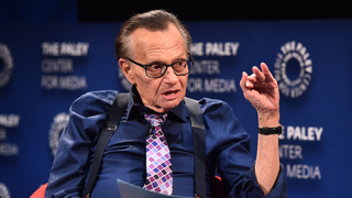 <i>TMZ</i> says Larry King had a heart attack, though his production company denies it